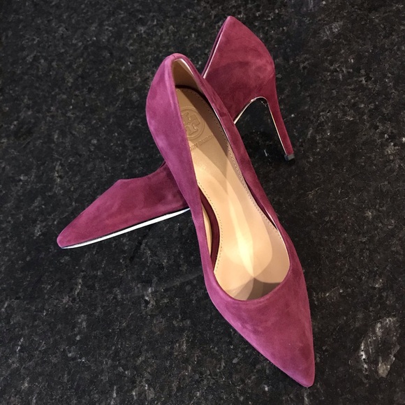 New Tory Burch Elana Suede 85mm Pump, Heels - Picture 14 of 16